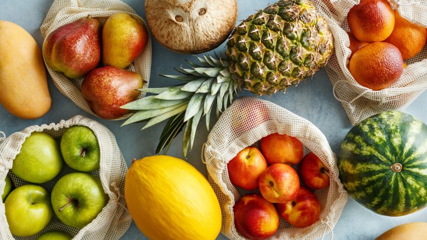 Various organic fruits