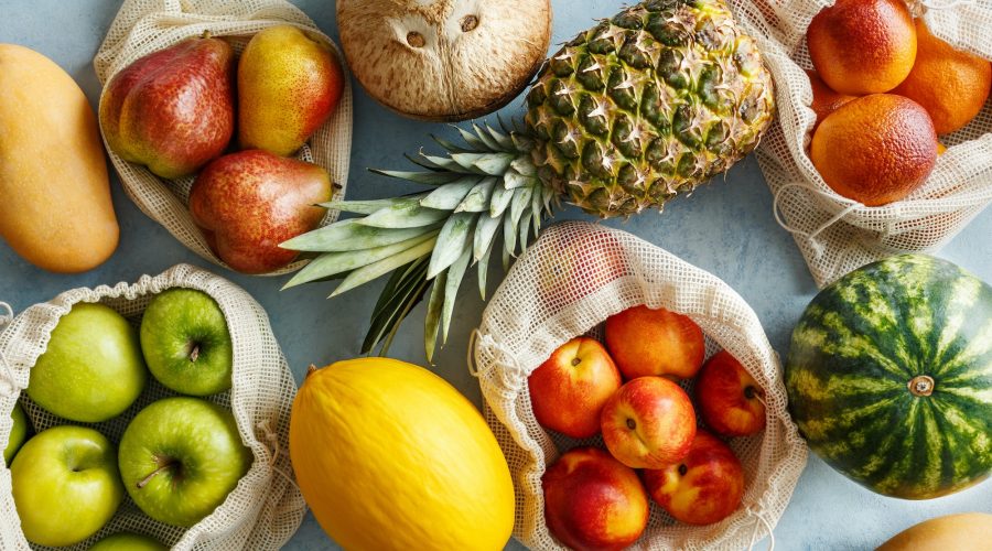 Various organic fruits